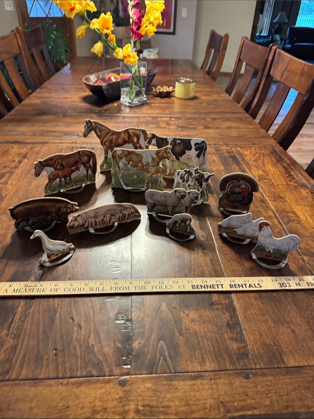 Vintage farm animals